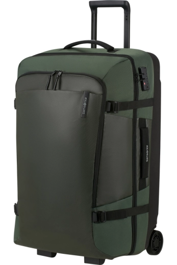 Saco de Viagem Médio 68cm 2 Rodas Musgo