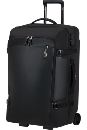 Saco de Viagem Médio 68cm 2 Rodas Preto