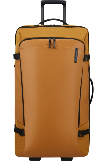 Saco de Viagem Grande 79cm 2 Rodas Amarelo Torrado