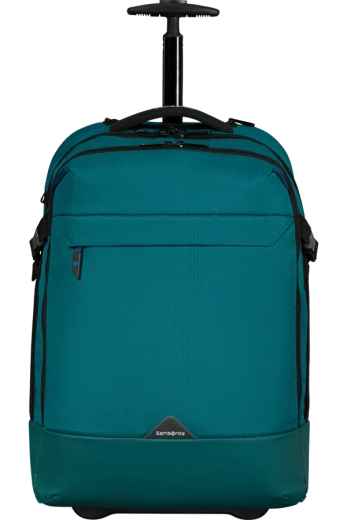 Mochila para Portátil 17.3 2 Rodas Verde-Azulado