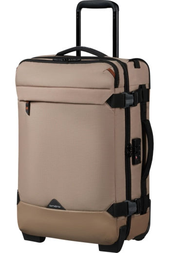 Saco de Viagem 55x35cm 2 Rodas Bege