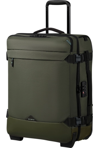 Saco de Viagem / Mochila Cabine 55cm 2 Rodas Azeitona