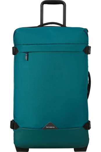 Saco de Viagem Médio 68cm 2 Rodas Verde-Azulado