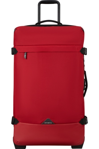 Saco de Viagem Grande 79cm 2 Rodas Vermelho