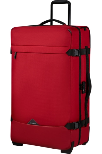 Saco de Viagem Grande 79cm 2 Rodas Vermelho