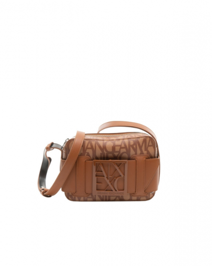 Mala Tiracolo Camera Armani Exchange Castanha