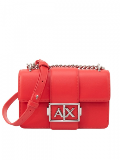Mala de Tiracolo Armani Exchange Feminina Vermelha