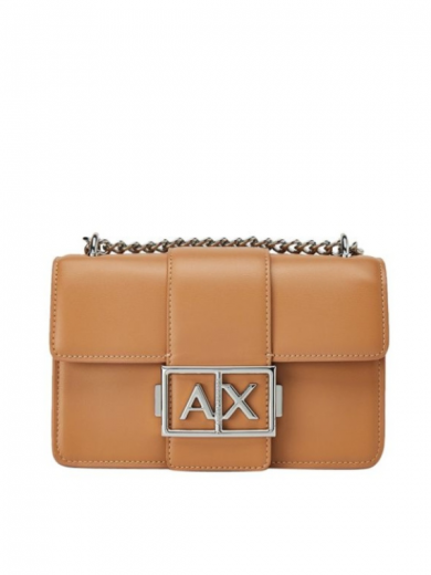 Mala de Tiracolo Armani Exchange Feminina Castanha