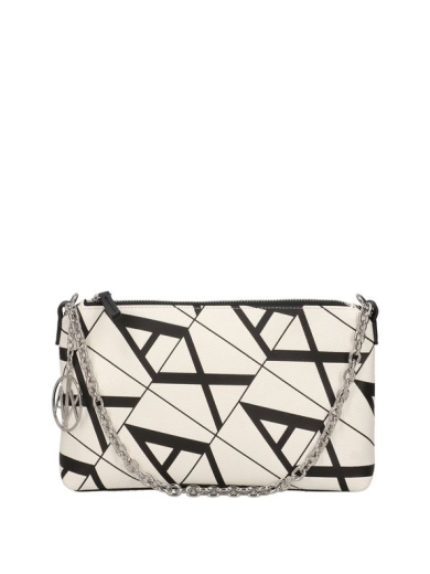 Mala de Ombro Armani Exchange Feminina Branca