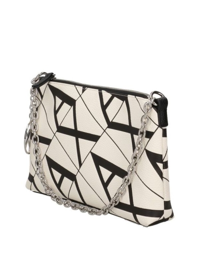 Mala de Ombro Armani Exchange Feminina Branca