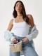 Minimala de mão Atalia Branca - Guess | Mala Shopper Mini Atalia Branca | MISSCATH