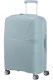 Mala de Viagem Média 67cm Expansível 4 Rodas Azul-Claro Salpicos - MISSCATH