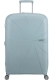 Mala de Viagem Grande 77cm Expansível 4 Rodas Azul-Claro Salpicos - MISSCATH