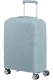 Mala de Cabine 55cm Expansível 4 Rodas Azul-Claro Salpicos - MISSCATH