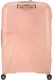 Mala de Viagem Grande 77cm Expansível 4 Rodas Metalizada Pêssego - MISSCATH