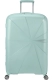 Mala de Viagem Grande 77cm Expansível 4 Rodas Metalizada Azul-Surf - MISSCATH