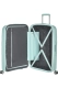 Mala de Viagem Grande 77cm Expansível 4 Rodas Metalizada Azul-Surf - MISSCATH