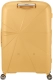 Mala de Viagem Grande 77cm Expansível 4 Rodas Metalizada Banana - MISSCATH