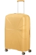 Mala de Viagem Grande 77cm Expansível 4 Rodas Metalizada Banana - MISSCATH
