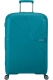 Mala de Viagem Grande 77cm Expansível 4 Rodas Azul-Esverdeado