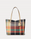 Mala Shopper Reversível Grande Castanha/Multicor - Ralph Lauren | Mala Shopper Reversível Grande Castanha/Multicor | Misscath