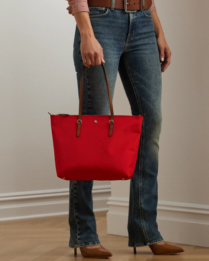 Mala Shopper Keaton M Nylon Vermelha 