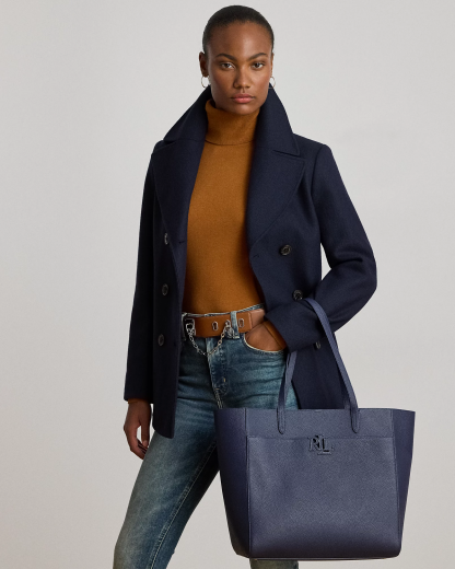 Mala Shopper Cameryn Pebbled Azul