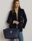 Mala Mão Tanner L Azul  - Ralph Lauren | Mala Mão Tanner Azul  | Misscath