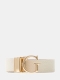 Cinto Calista logo 4G M Bege - Guess | Cinto Calista logo 4G M Bege | Misscath