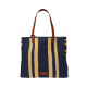 Mala Shopper L Wilow Palha Azul/Amarela - Ralph Lauren | Mala Shopper L Wilow Palha Azul/Amarela | Misscath