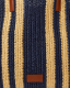 Mala Shopper L Wilow Palha Azul/Amarela - Ralph Lauren | Mala Shopper L Wilow Palha Azul/Amarela | Misscath