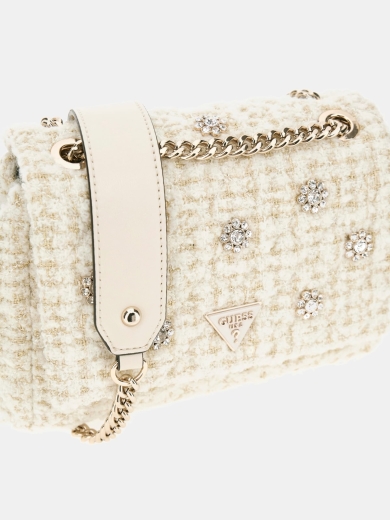 Minimala Tiracolo Everlee Tweed Creme
