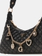 Mala de Ombro Everlee Preta - Guess | Mala de Ombro Everlee Preta | MISSCATH