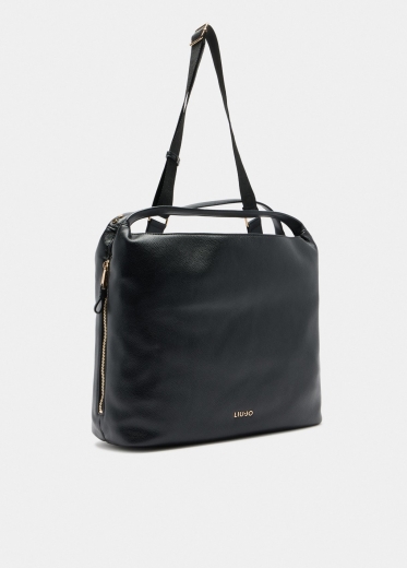 Mala Shopper Grande Hobo Preta