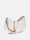Minimala de Ombro Aldina Logo 4G Creme - Guess | Minimala de Ombro Aldina Logo 4G Creme | MISSCATH