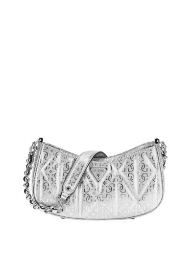 Minimala de Ombro Aldina Logo 4G Prateada