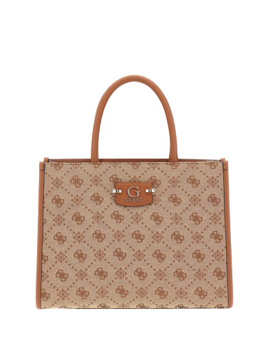 Mala de Mão Tote Neda 4G logo Peony Castanha