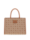 Mala de Mão Tote Neda 4G logo Peony Castanha