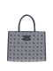 Mala de Mão Tote Neda 4G logo Peony Azul - Guess | Mala de Mão Média Neda 4G logo Peony Azul | MISSCATH