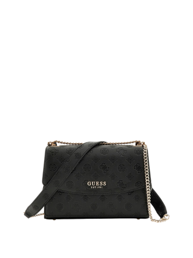 Mala Tiracolo Phoebe 4G Logo Peony Preta