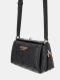 Minimala Tiracolo Phoebe 4G Logo Peony Preta - Guess | Minimala Tiracolo Phoebe 4G Logo Peony Preta | MISSCATH