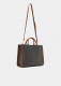 Mala Shopper Média Liu Jo Better Preta/Castanha - Liu Jo | Mala Shopper Média Liu Jo Better Preta/Castanha | Misscath