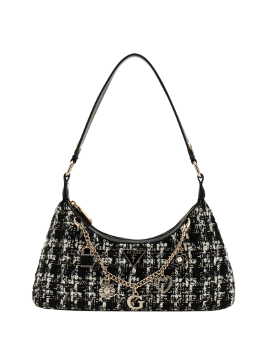 Mala de Ombro Everlee Tweed Preta