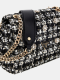 Minimala Tiracolo Everlee Tweed Preta - Guess | Minimala Tiracolo Everlee Tweed Preta | MISSCATH