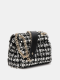 Minimala Tiracolo Everlee Tweed Preta - Guess | Minimala Tiracolo Everlee Tweed Preta | MISSCATH