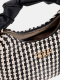 Mini Hobo Mirema Entrançada Preta - Guess | Mini Hobo Mirema Entrançada Preta | MISSCATH