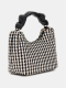 Mini Hobo Mirema Entrançada Preta - Guess | Mini Hobo Mirema Entrançada Preta | MISSCATH