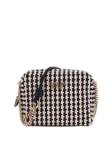 Minimala Tiracolo Mirema Entrançada Preta