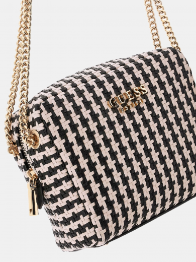 Minimala Tiracolo Mirema Entrançada Preta