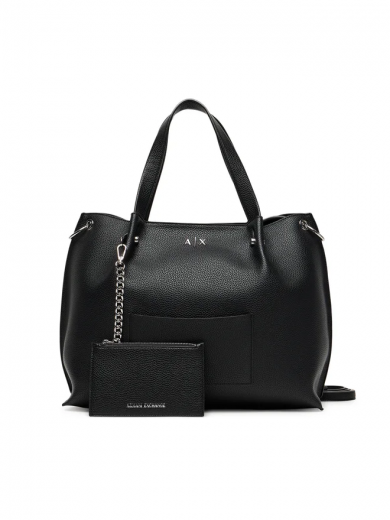 Mala Shopper Armani Exchange Feminina Preta